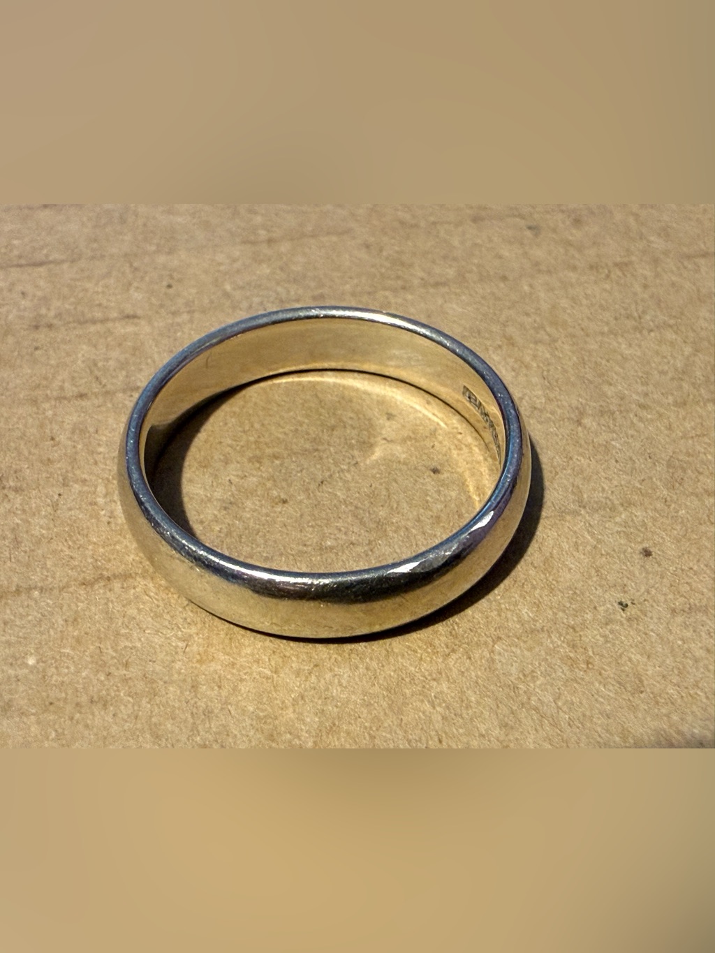 14 Kt Art Carved White Gold 95